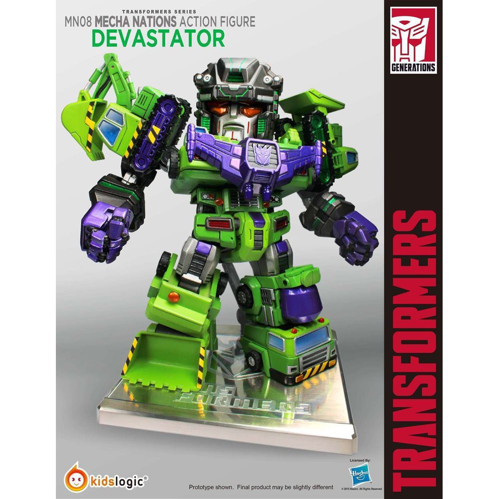 Beast Kingdom Kids Logic : Mecha Nations MN08 DEVASTATOR Transformers G1 ดีวาสเตเตอร์ ร่างยักษ์ ของแท้ 100%