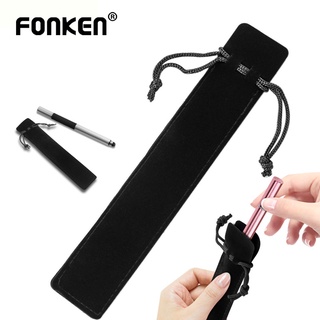 FONKEN กระเป๋าดินสอผ้าสักหลาดแบบสองด้าน กระเป๋าใส่ปากกาสไตลัส  ปากกาทัชสกรีน Stylus Pen Bag