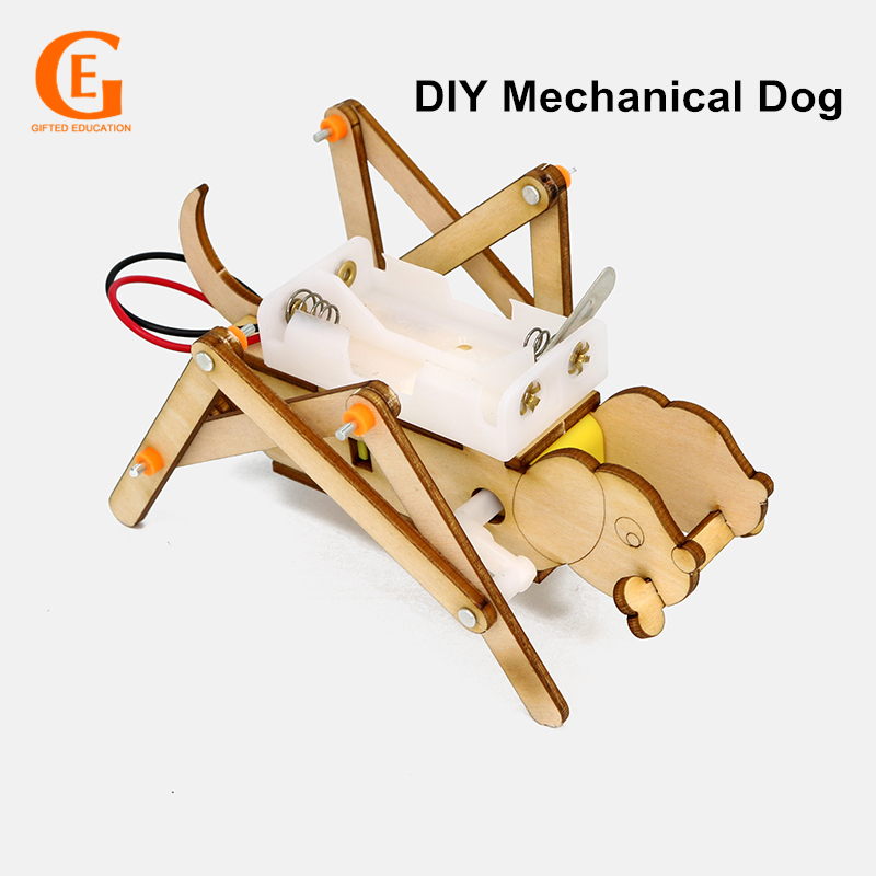 ของเล่นสุนัขอิเล็กทรอนิกส์ เสริมการเรียนรู้วิทยาศาสตร์ สําหรับเด็ก DIY