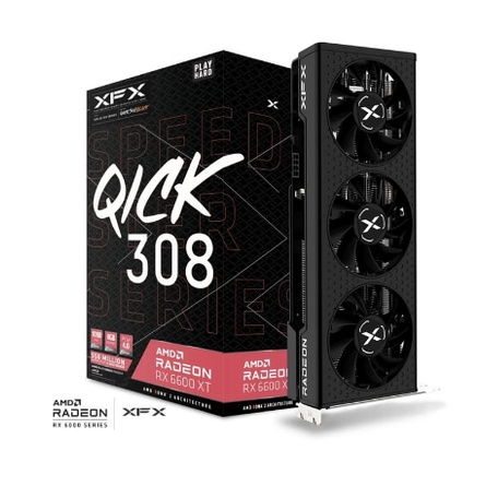 ( 3 การ์ดจอ ) XFX Speedster 308 AMD Radeon™ RX 6600 XT