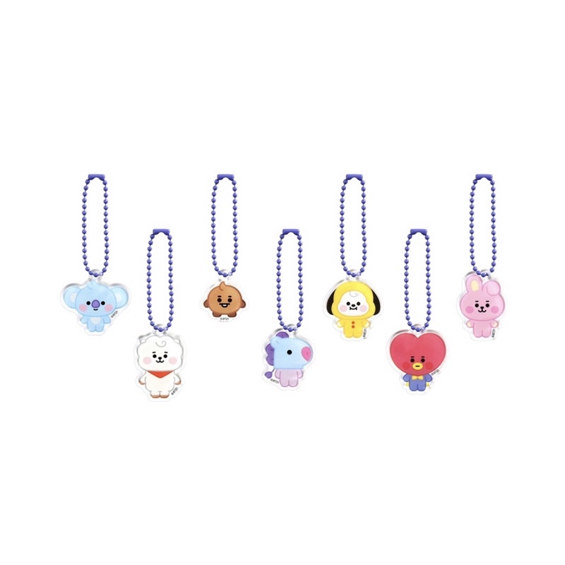 BT21 BABY ACRYLIC SIMPLE KEYRING ✓พร้อมส่ง ของแท้???? | Shopee Thailand