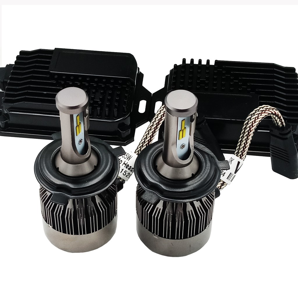 RabbitCar -  หลอดไฟหน้ารถ Banki ZES ชิปฟิลลิป ขั้ว H4