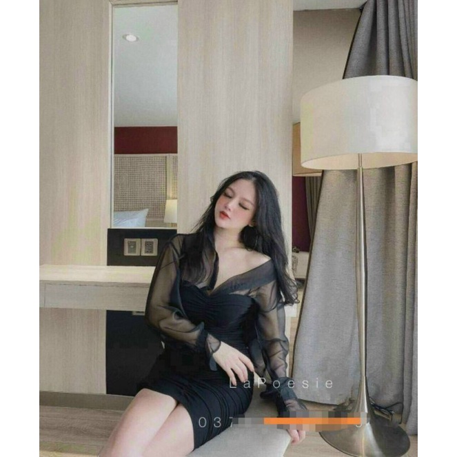 胸南女装 两件套装 半透透เสื้อเฮีย 衣裙 VIETNAM GIRL FASHION 2IN1 SET WEAR