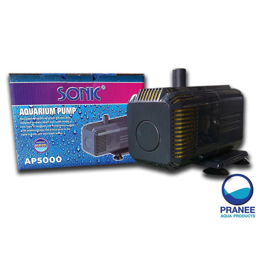 SONIC AP-5000 ปั๊มน้ำ(กำลังปั้ม 2,700 ลิตร/ชั่วโมง )มีอะไหล่ทุ่นแม่เหล็กพร้อมบริการ