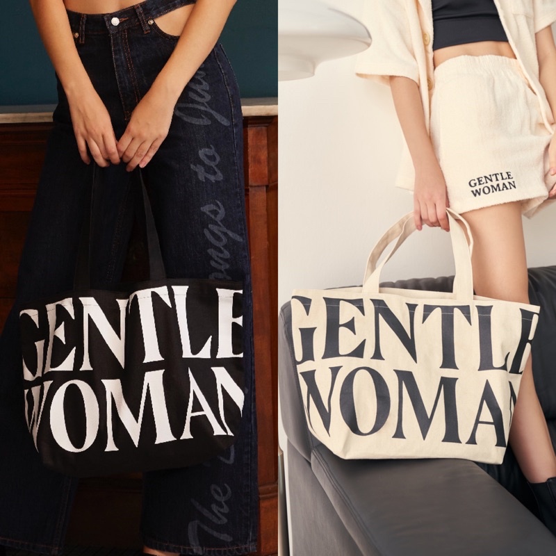 พร้อมส่งทั้ง2สี GW CANVAS TOTE BAG GENTLEWOMAN - pattarastore - ThaiPick