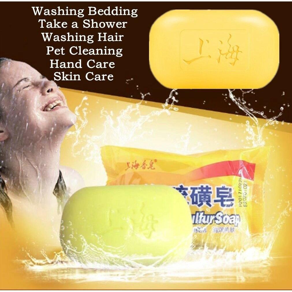 Chinese Classic Formula ShangHai Sulfur Soap Skin Conditions Acne Psoriasi