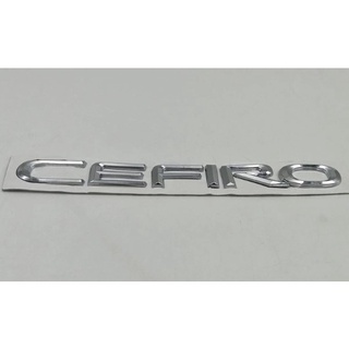 เซฟิโร่ ฟ้อนตัวแยก ติดนิสสัน มีกาวพร้อมติดตั้ง Nissan Cefiro A31 A32 Chrome Logo Emblem Badge