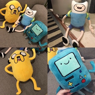 ตุ๊กตายัดนุ่น รูปการ์ตูน Adventure Time Finn And Jake น่ารัก เหมาะกับของขวัญ ของเล่นสําหรับเด็ก