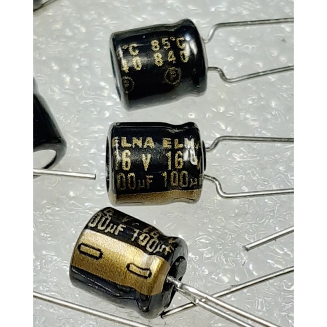 Elna RA3 47uf 50v capacitor ตัวเก็บประจุ คาปาซิเตอร์ audio grade เกรด ออดิโอ