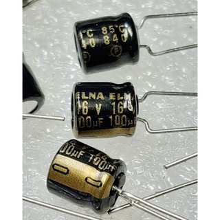 Elna R2W 100uf 16v For Audio Capacitor ตัวเก็บประจุ คาปาซิเตอร์ เกรด ออดิโอ