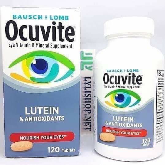 Ocuvite Lutein & Antioxidants 120 tablets 🇺🇸   วิตามินบำรุงดวงตาใหม่ล่าสุด