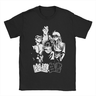 เสื้อยืดแขนสั้น ผ้าฝ้ายแท้ พิมพ์ลายอนิเมะ Yusuke Kurama Yu Yu Hakusho แบบสร้างสรรค์ สําหรับผู้ชาย