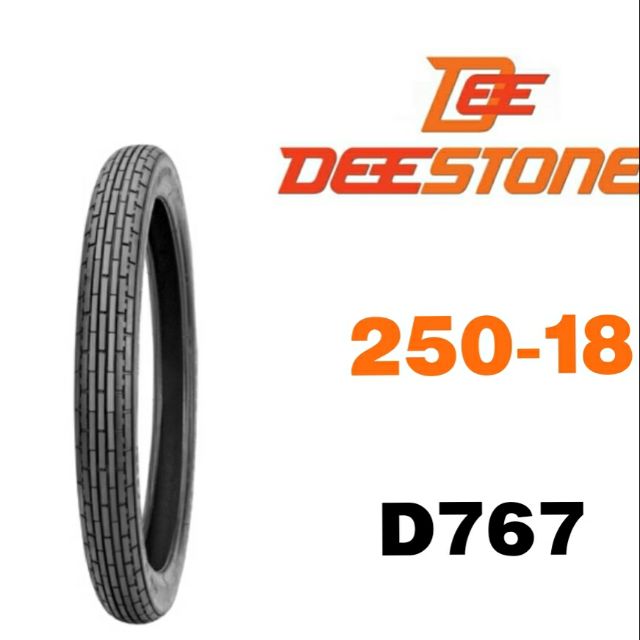 ยางนอกมอเตอร์ไซค์ DEESTONE ล้อหน้า 250-18 D767 ขอบ#18