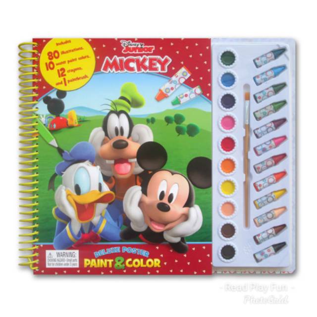 โปสเตอร์ Disney Junior Mickey Mouse Deluxe Paint & Color Book