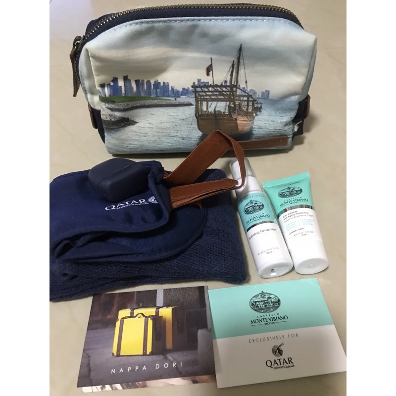 กระเป๋า Amenity kit สายการบินQuatar airways