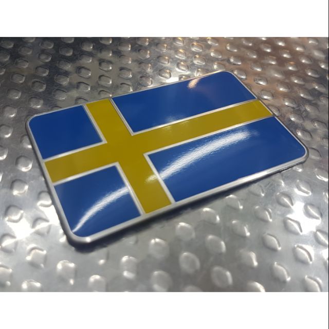 Best saller SWEDEN VOLVO BADGE เพจโลโก้อลูมีเนียม แป้นเหยียบกันลื่น logo logoรถ โลโก้รถ ดุมล้อ BENZ