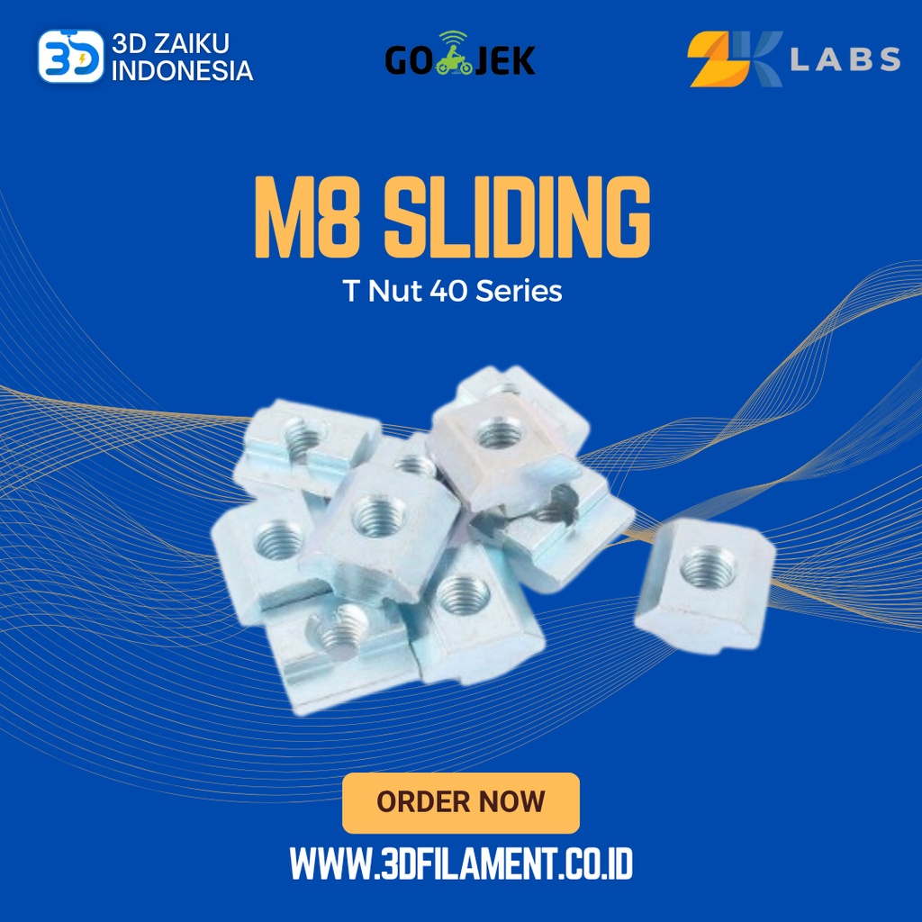 Reprap Slide T Nut Tee Nut 40 Series M8