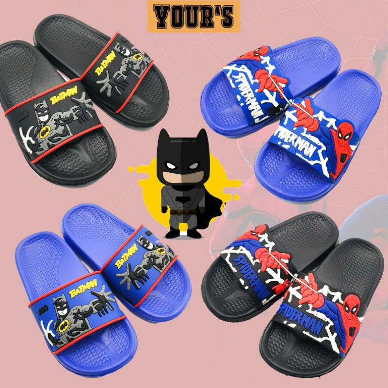 YOURS Boy Sandal Shoes l Cartoon BatMan&SpiderMan