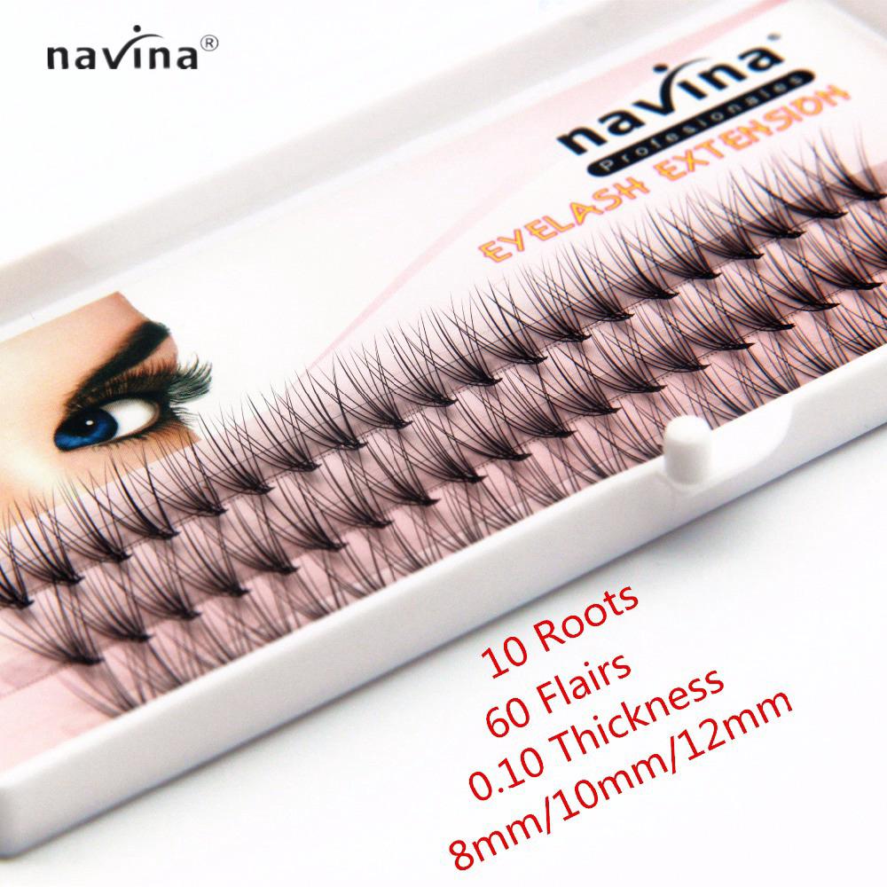 Navina ขนตาปลอม 10D ดูธรรมชาติ 0.10 C curl