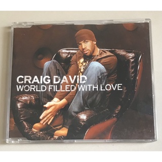 ซีดีซิงเกิ้ล มือ 2 สภาพดี...199 บาท “Craig David” ซิงเกิ้ล "World Filled with Love" แผ่นหายาก Made in Australia