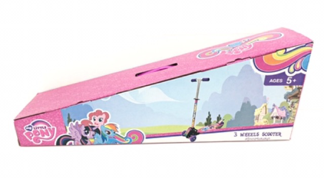 ล้อไม่มีไฟ## สกุตเตอร์ ลายม้าโพนี่ Pony แบบ3ล้อ(2ล้อหน้า) ของแท้ 100% My Little pony scooter!!! ลิขสิทธิ์แท้ - รูปที่ 6