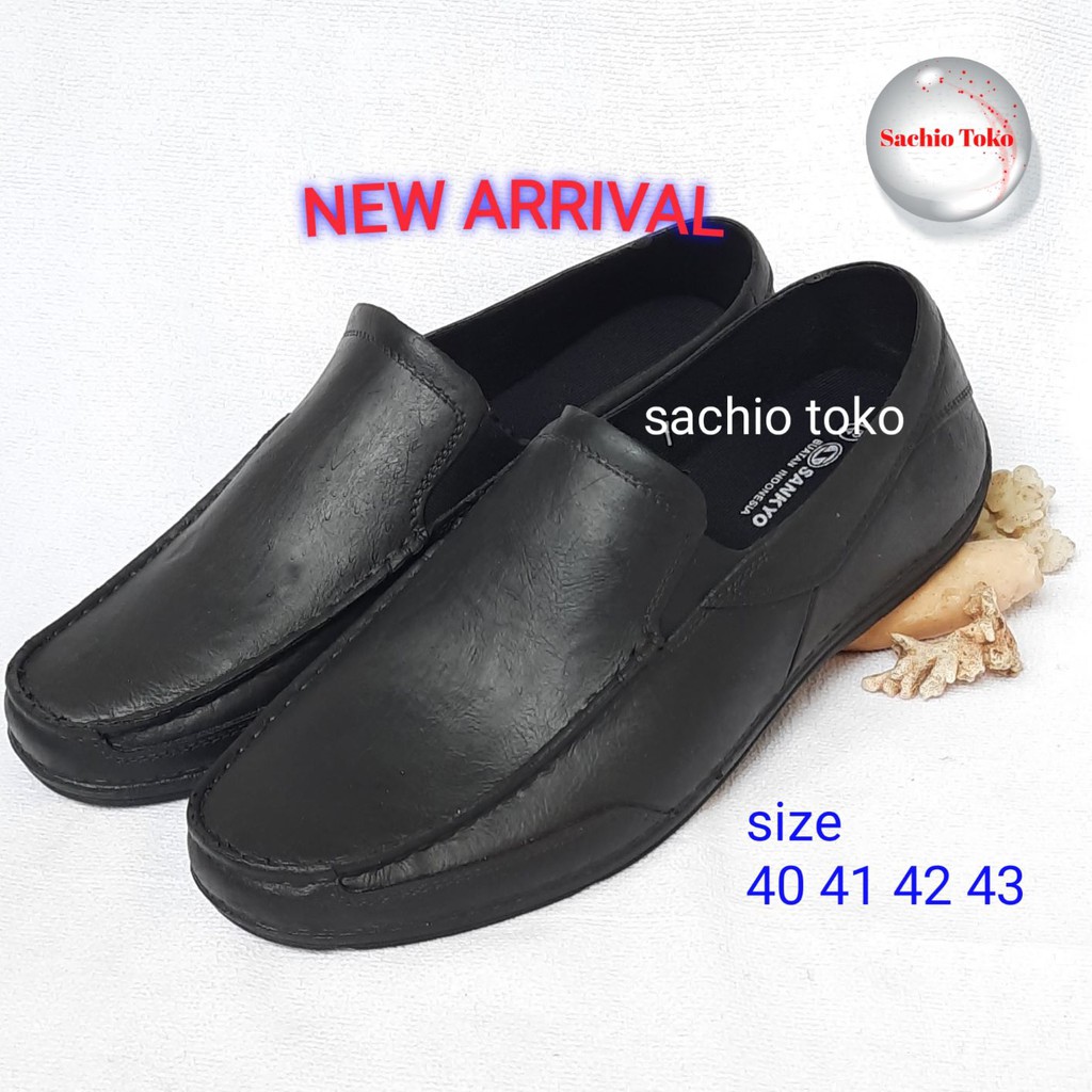 Sankyo sab Sachio รองเท้าสีดําผู้ชาย Toko