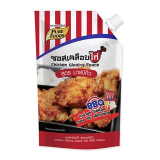 เพียวฟู้ดส์ ซอสเคลือบไก่ สูตรบาร์บีคิว 1000 กรัม/Pure Foods Chicken Glazing Sauce with BBQ Flavour 1000g