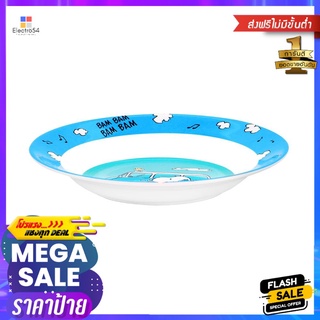 จานเมลามีนลึก 9" SUPERWARE SNOOPY BAM BAMMELAMINE DEEP PLATE 9" SUPERWARE SNOOPY BAM BAM