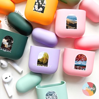 PREMIUM | MONTH COLLECTION เคสสำหรับใช้กับ AirPods เคสซิลิโคนแข็ง SHOPSI