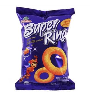 Super Ring ขนมข้าวโพด รสชีส แพ็ค 10 ห่อ