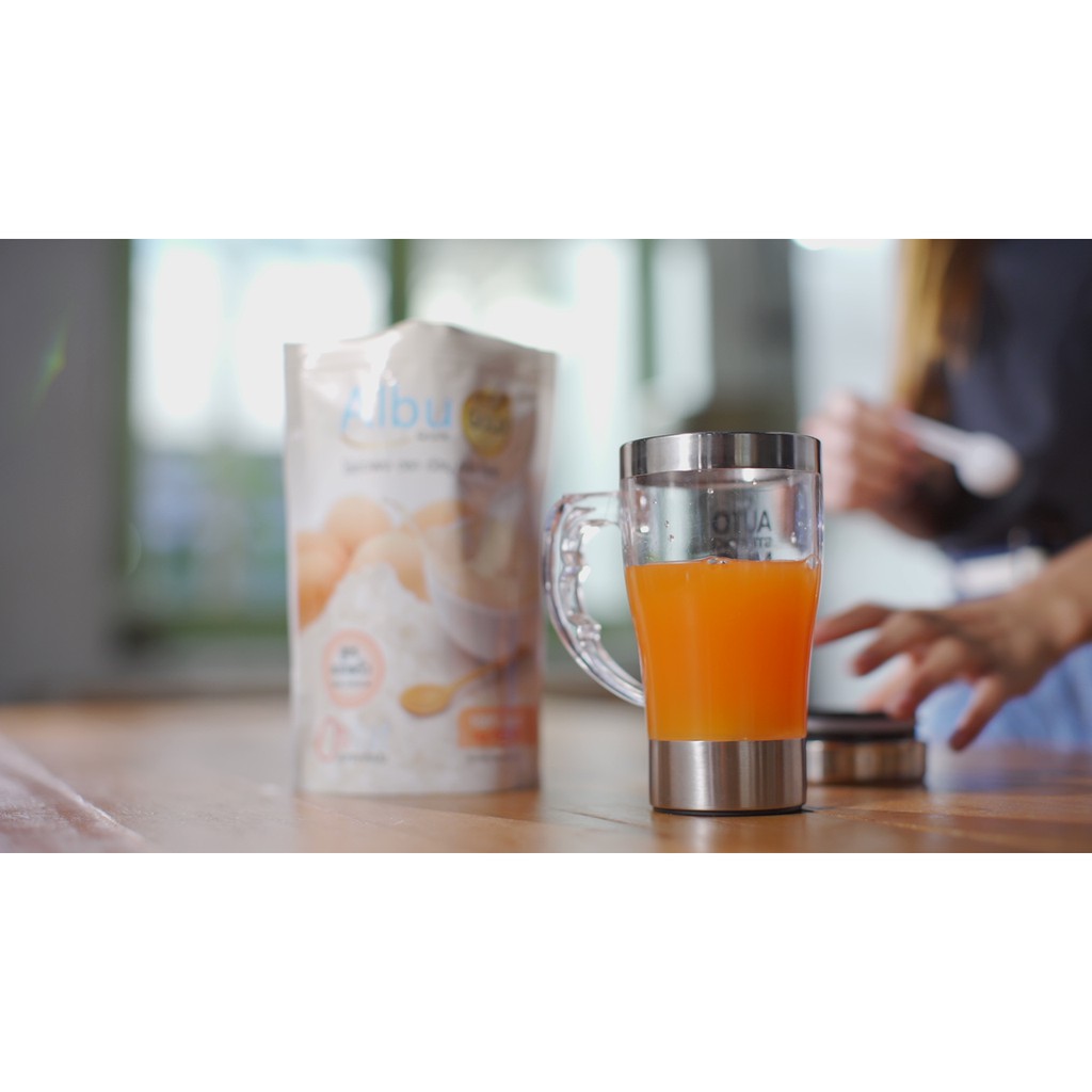 กินอยู่ดี AlbuQuik Gold โปรตีนไข่ขาวผง อัลบูควิก โกลด์ สูตรละลายเร็ว ขนาด 200 กรัม โปรตีนไข่ขาว - รูปที่ 5