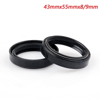 ซีลโช็ค ซีลโช๊คหน้า 43mmx55mmx8/9mm สำหรับ Honda125 CR125R 250 CR250R 500/500R