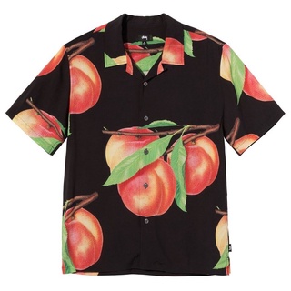 SLUM LTD - PEACH PATTERN SHIRT Black Size S