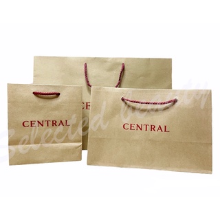 ถุงกระดาษ central  ของใหม่ ของแท้ 💯% จากช็อปเซ็นทรัล