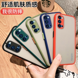 OPPO Reno 5 5F 4 4F Reno 3 4 Pro 5G A55 A54 A53 A52 A72 A92 A15 A15S A12 A7 A5S Realme C21 C20 8 8Pro 7Pro 7i C15 C11 C3 5 5i 6i 5s เคสโทรศัพท์  ซิลิโคน สีใส เนื้อแมตต์ กันกระแทก สำหรับ