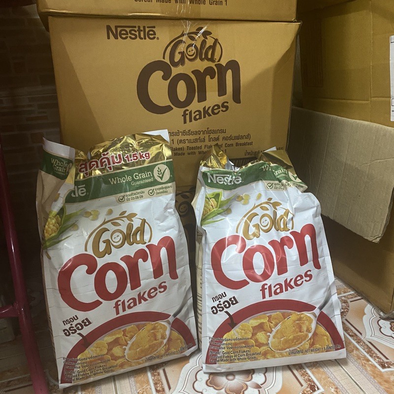 (พร้อมส่งไม่ต้องรอ)คอนเฟลกเนสท์เล่Nestle cornflakes 1.5kg คอร์นเฟลค
