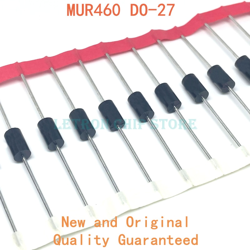 20 ชิ้น ultrafast recovery ไดโอด mur460 do-27 mur460r do-201 4a 600v