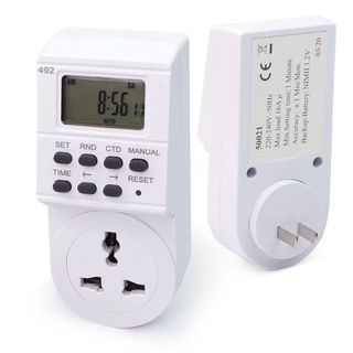 เครื่องตั้งเวลาดิจิตอล ทามเมอร์ปลั๊กไฟตั้งเวลา 220V/10A - Digital Timer Switch รองรับกระแสไฟ 2300 Watt