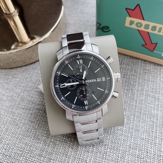 👑ผ่อน0%~แท้100%👑 นาฬิกาข้อมือ FOSSIL Rhett Chronograph Stainless Steel Watch BQ1000