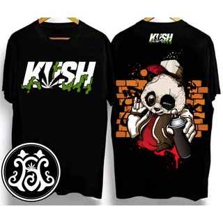 ผ้าฝ้าย 100%เสื้อยืด kush เสื้อยืดสุดเท่ Crew neck T-shirt. Oversized T-shirt เสื้อยืดผ้าคอตตอน V.28S-3XL