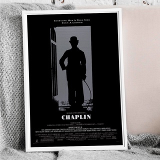 Chaplin Poster (1992) โปสเตอร์แชปลิน หัวเราะร่า น้ำตาริน " โรเบิร์ต ดาวนีย์ จูเนียร์ ภาพขนาด 33X48 cm