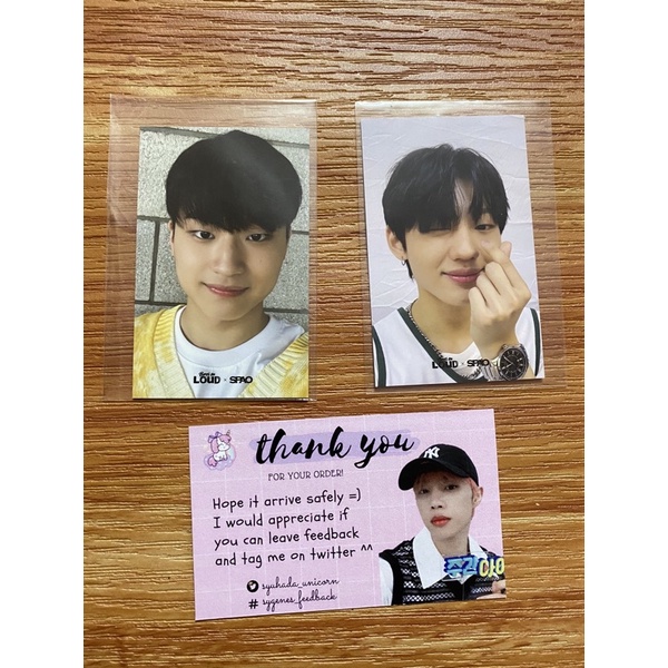 LOUD PNATION SPAO PHOTOCARD SET JUNHYUK YEDAM
