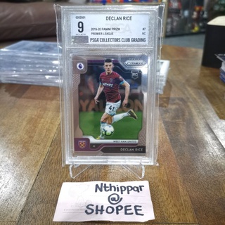 ขาย การ์ด การ์ดเกรด PSGA Panini Prizm 2019-20 Declan Rice RC Base Westham United การ์ดฟุตบอล การ์ดนักฟุตบอล การ์ดบอล