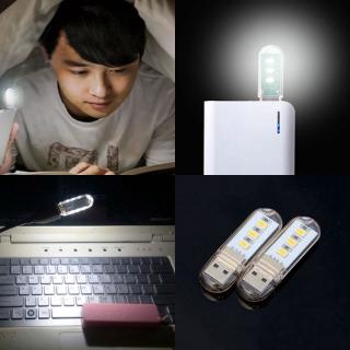 โคมไฟ Super Bright Mini 3 LEDs USB สำหรับคอมพิวเตอร์ อ่านหนังสือ