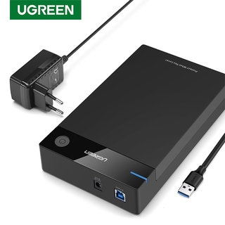 Ugreen เคสฮาร์ดไดรฟ์ภายนอก HDD 3.5 2.5 SATA เป็น USB 3.0 สําหรับกล่อง HDD SSD HD 3.5