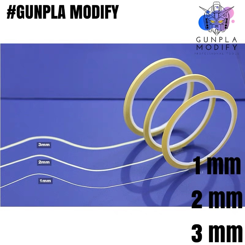 เทปเดินลายแบบโค้ง ขนาด 1mm 2mm 3mm