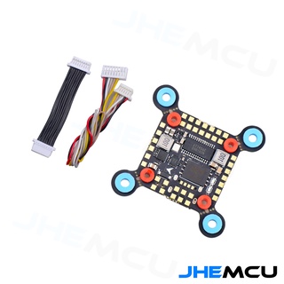 Jhemcu F405-XSD F405XSD ตัวควบคุมการบิน พร้อม OSD Baro BlackBox 5V 10V Dual BEC 3-6S 20X20 มม. สําหรับโดรน FPV DIY