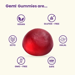 Gemi เจมมี่ กู๊ดไนท์สลีพกัมมี่ 2กระปุก / Gemi Goodnight Sleep Gummy 2 Bottle / GemiGummi