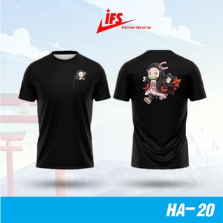 เสื้อยืดอนิเมะญี่ปุ่น Hime Anime Nezuko Kimitsu no yaiba