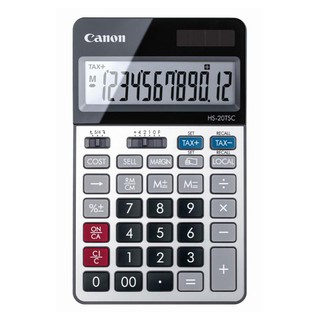 เครื่องคิดเลข สีเงิน Canon HS-20TSC Canon silver calculator HS-20TSC